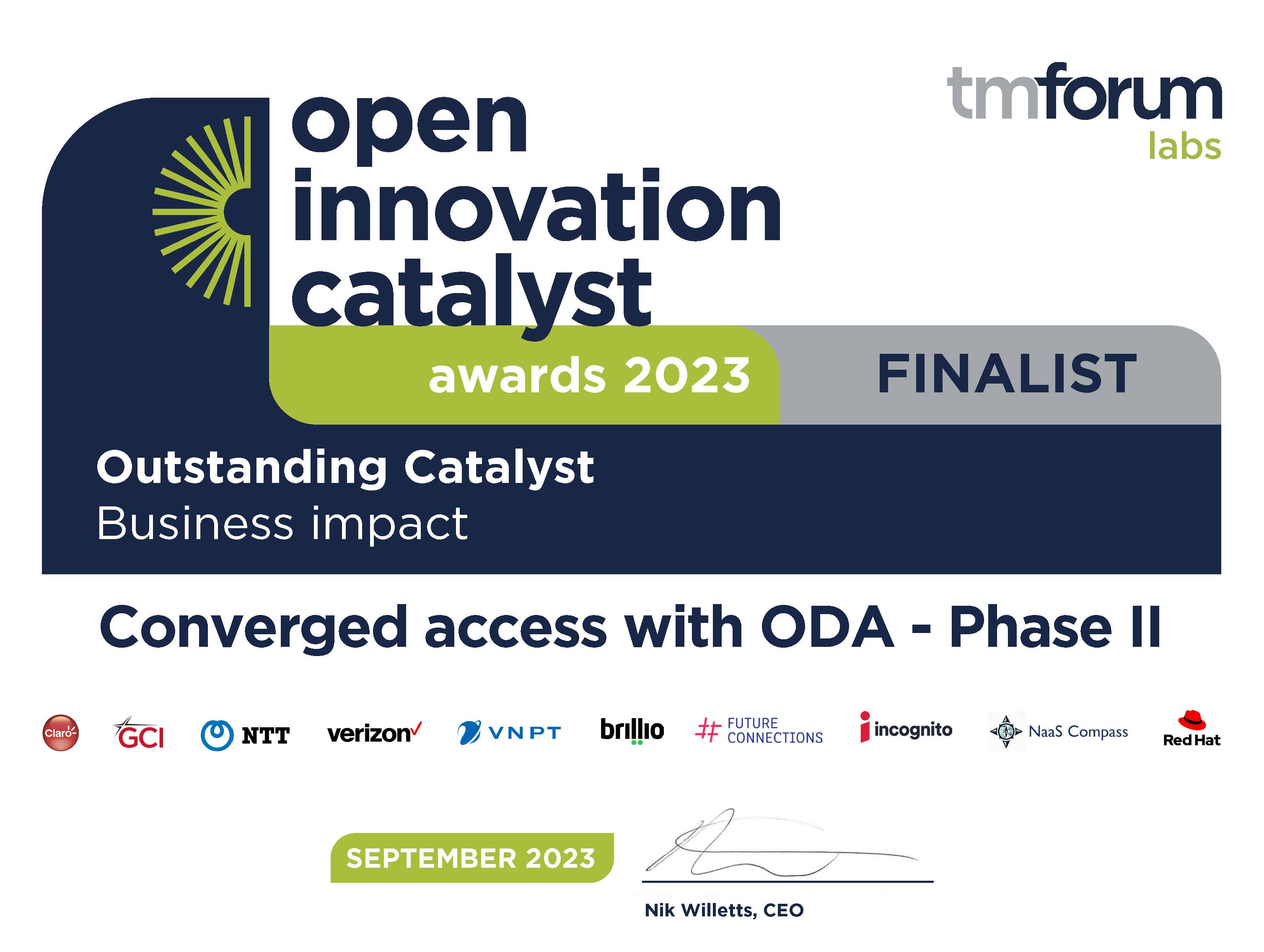 Catalyst 	 Catalog-driven service activation