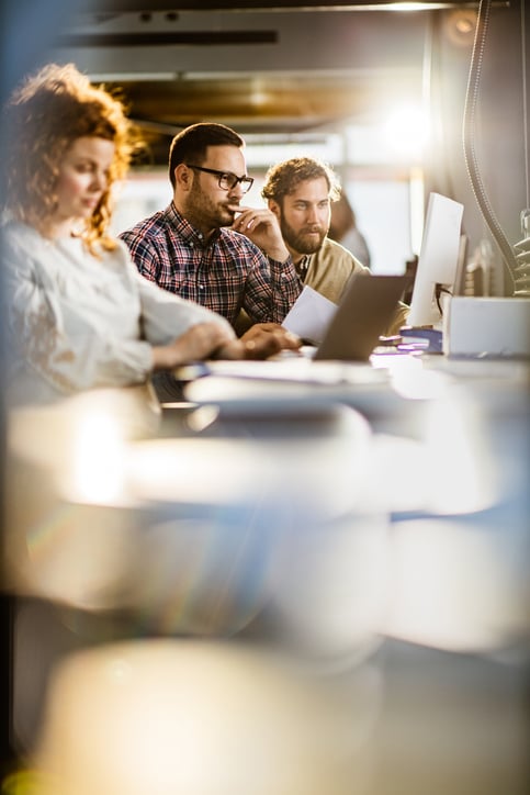 Group of people working